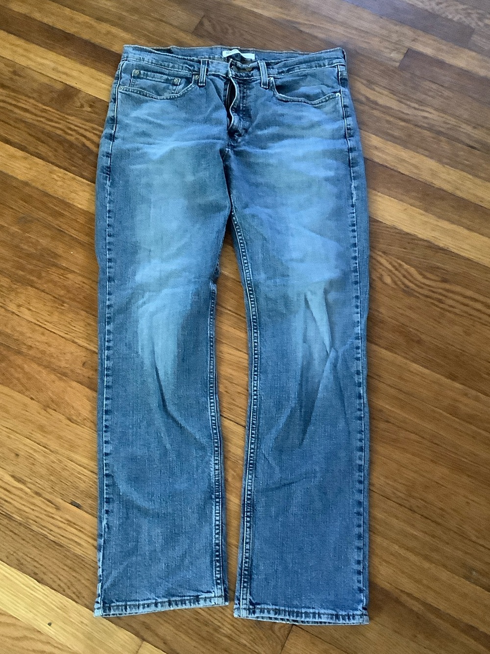 Signature by Levi Strauss Men's Light Blue Straight Jeans